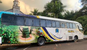 NOVA CONQUISTA PARA O MUNÍCIPIO DE TEJUPÁ, DE 01 ÔNIBUS DESTINADO AO TRANSPORTE UNIVERSITÁRIO.